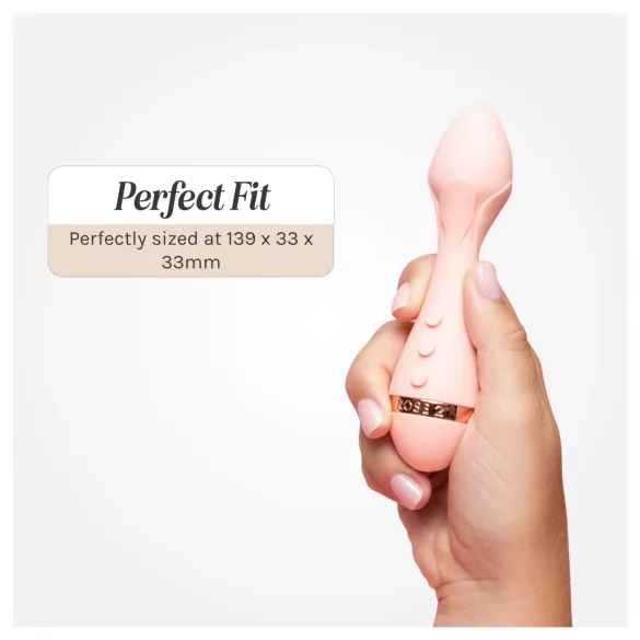 Vush Fleur - genopladelig, vandtæt massagevibrator (pink)