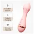 Vush Fleur - genopladelig, vandtæt massagevibrator (pink)