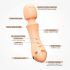 Vush Majesty 2 - genopladelig, vandtæt massager vibrator (orange)