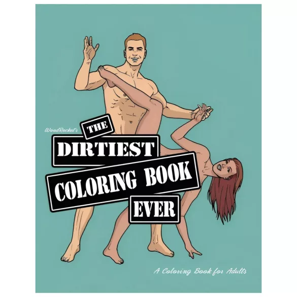 WoodRocket - voksen farvelægningsbog - frækt motiv