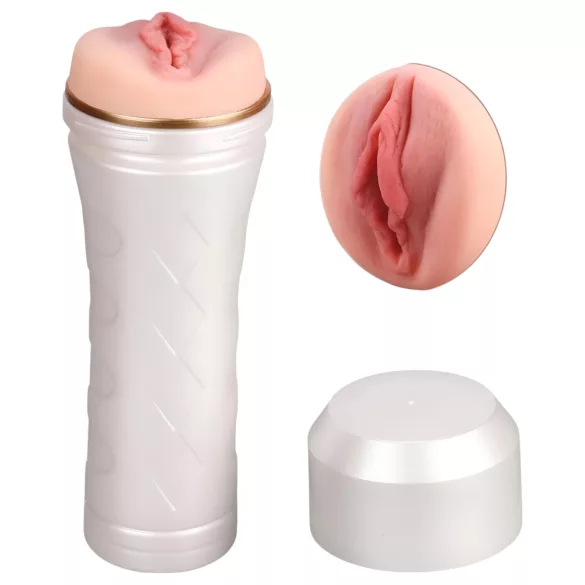 Tracy's Dog - masturbator - realistisk vagina 3D-effekt - hvid/natur