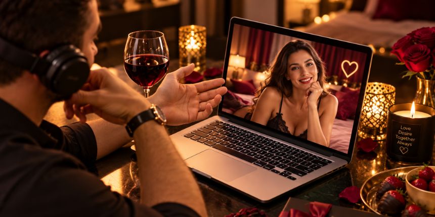 Par på afstand holder tiltrækningen i live med videochat | lovesexshop.dk Sexshop