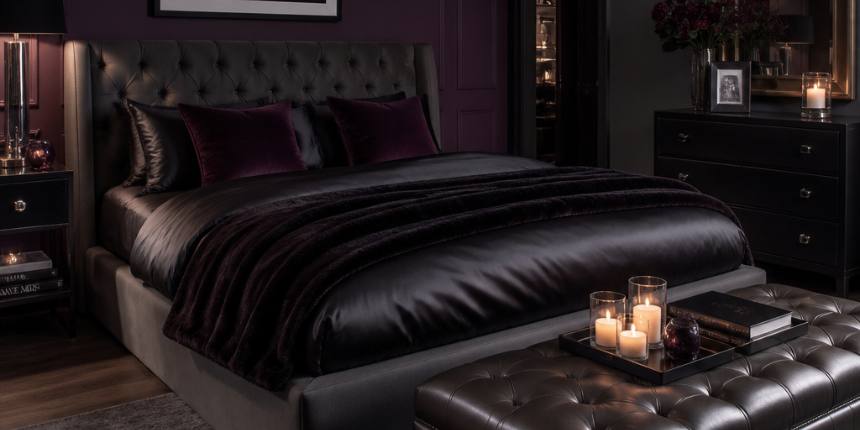 Hyggeligt sexrum derhjemme med varm belysning og intim stemning — lovesexshop.dk